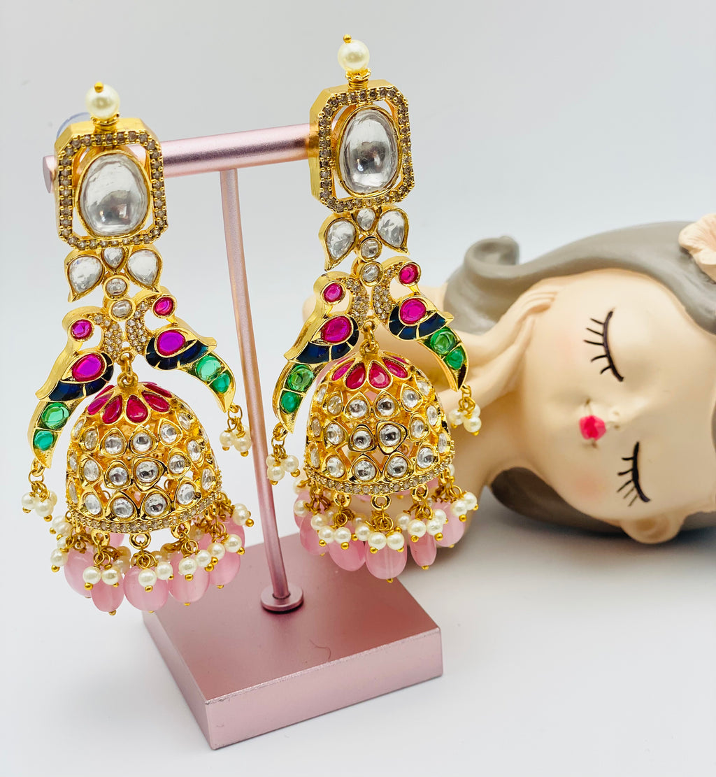 Morni Pachi Kudnan Earrings | Simzdesignzz |