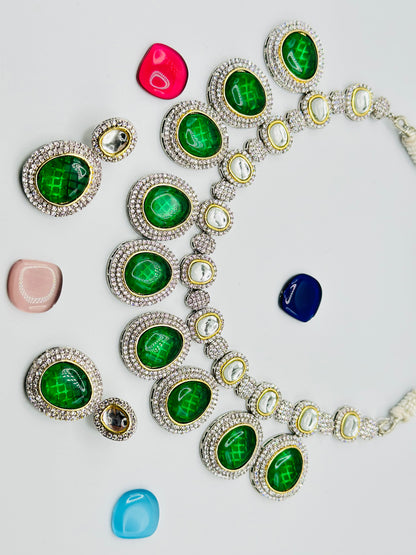 High Quality Chanel Polki Necklace | Simzdesignzz |