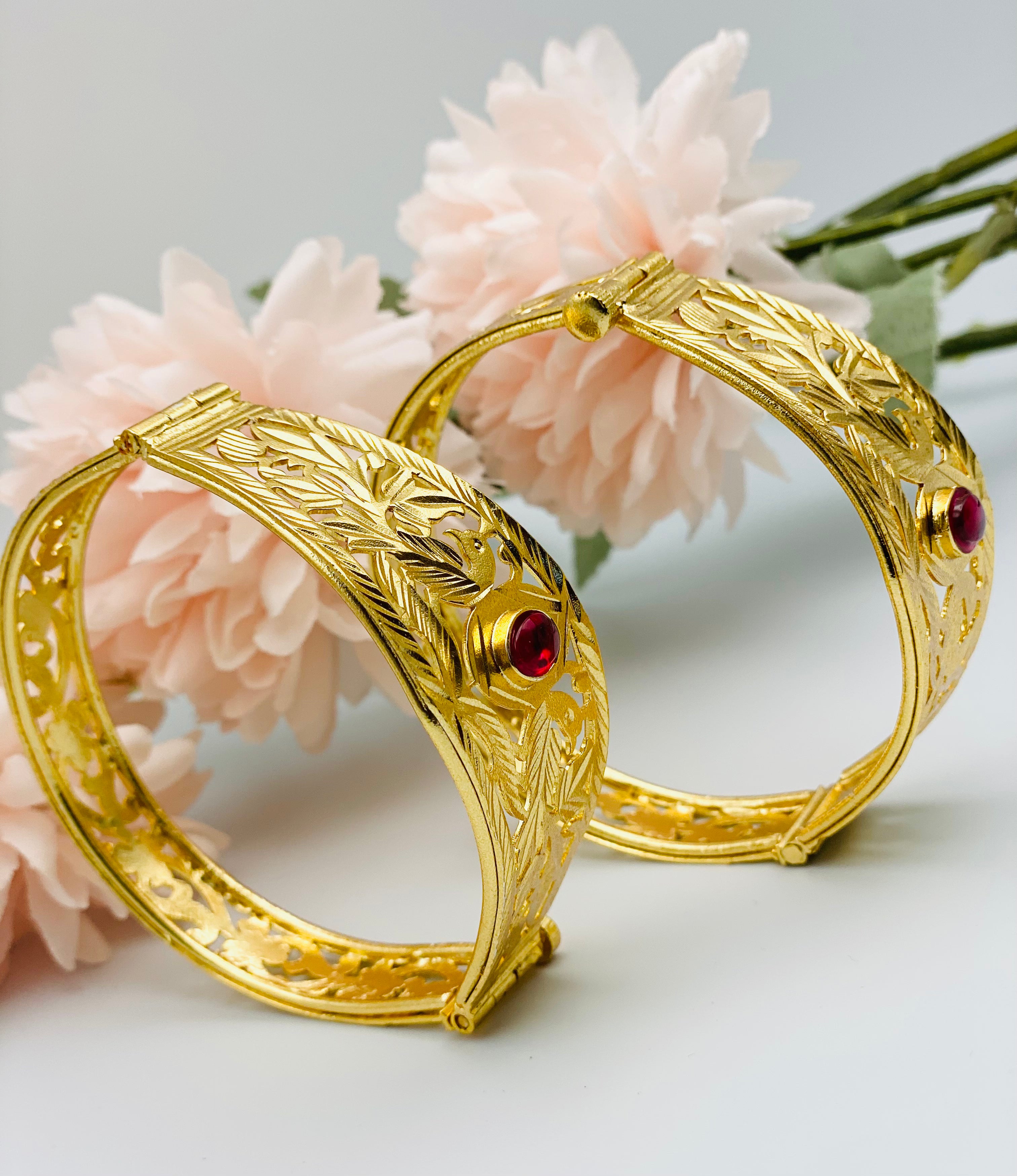 Gold-Plated Morni Bangles | Simzdesignz |