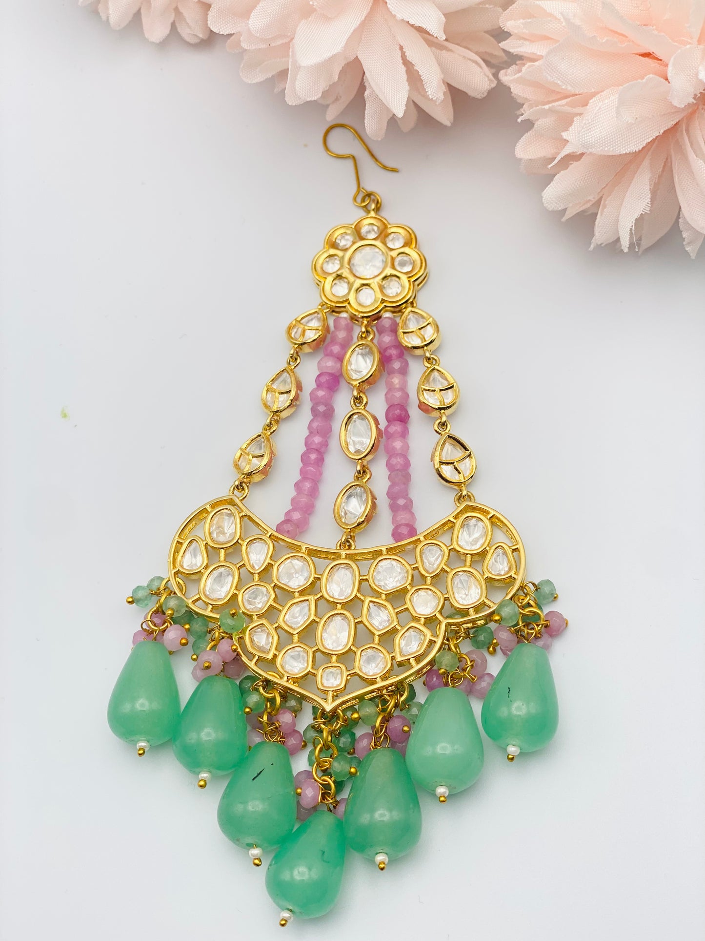 High Quality Tyani | Passa | Jhumar | Gold plated | Simzdesignzz |