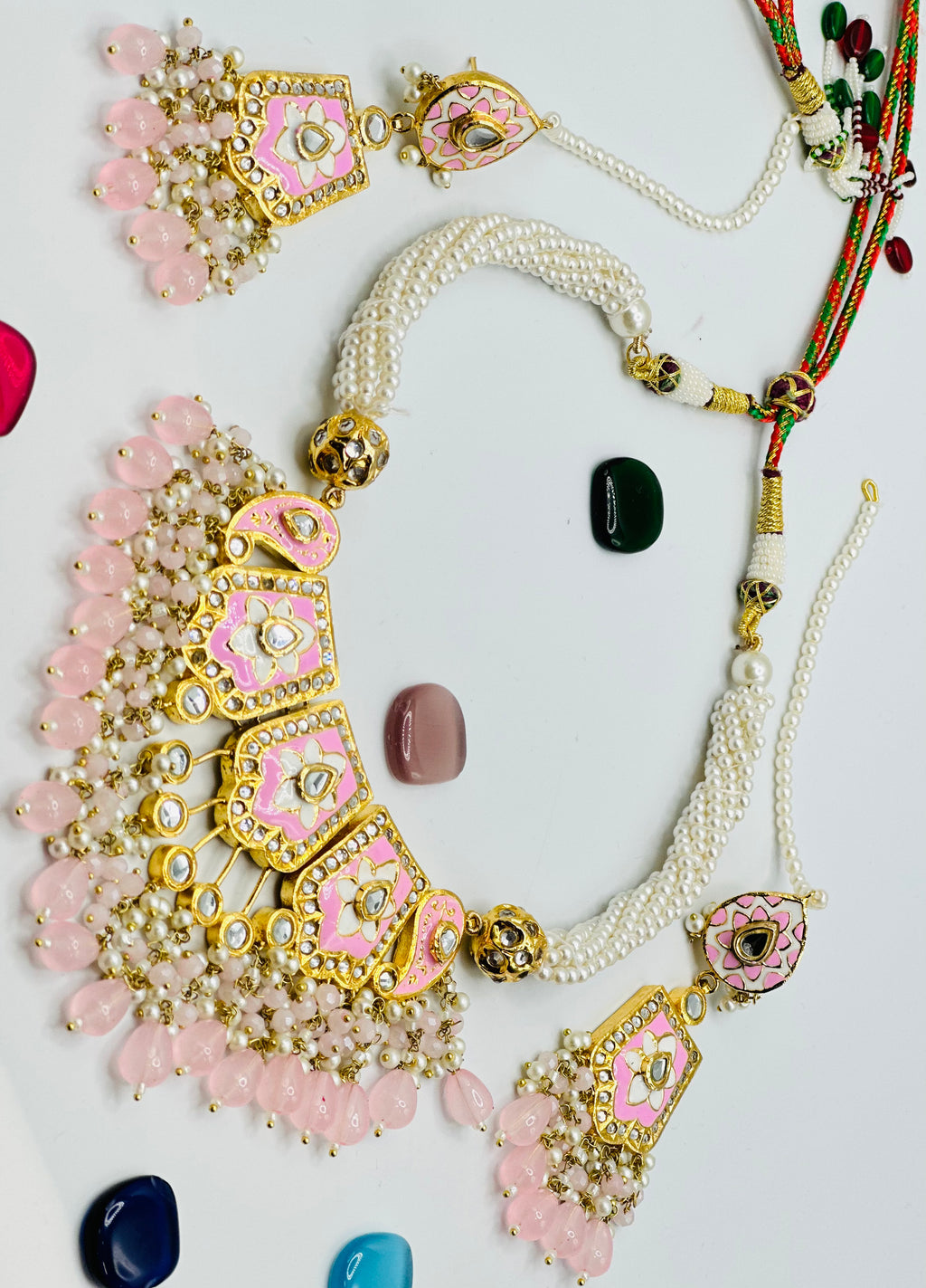 Zakkera Elegant Thappa Kundan Necklace | Simzdesignzz |