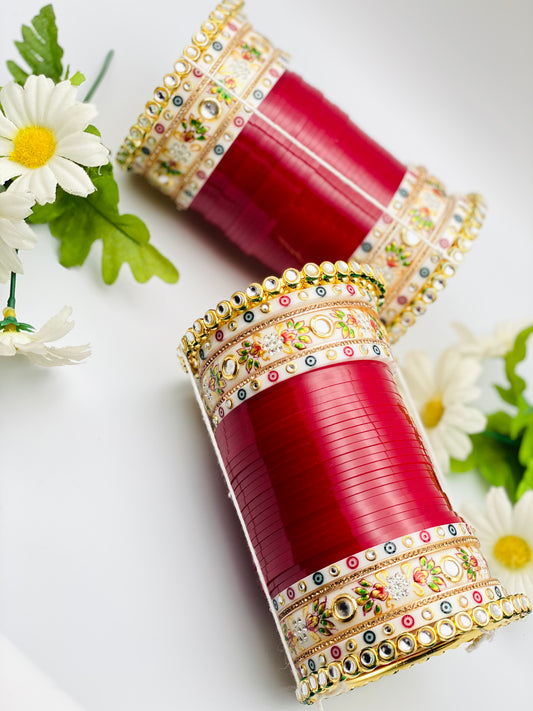 Rajwadi Style Chooda | Bridal Chooda | Simzdesignzz |