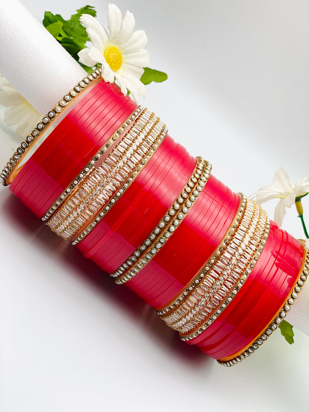 American Diamond Chooda | Bridal Chooda | Simzdesignzz |