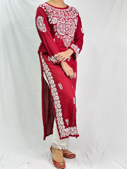 Pakistani Styled Suit With Pant Plazzo | Simzdesignzz |