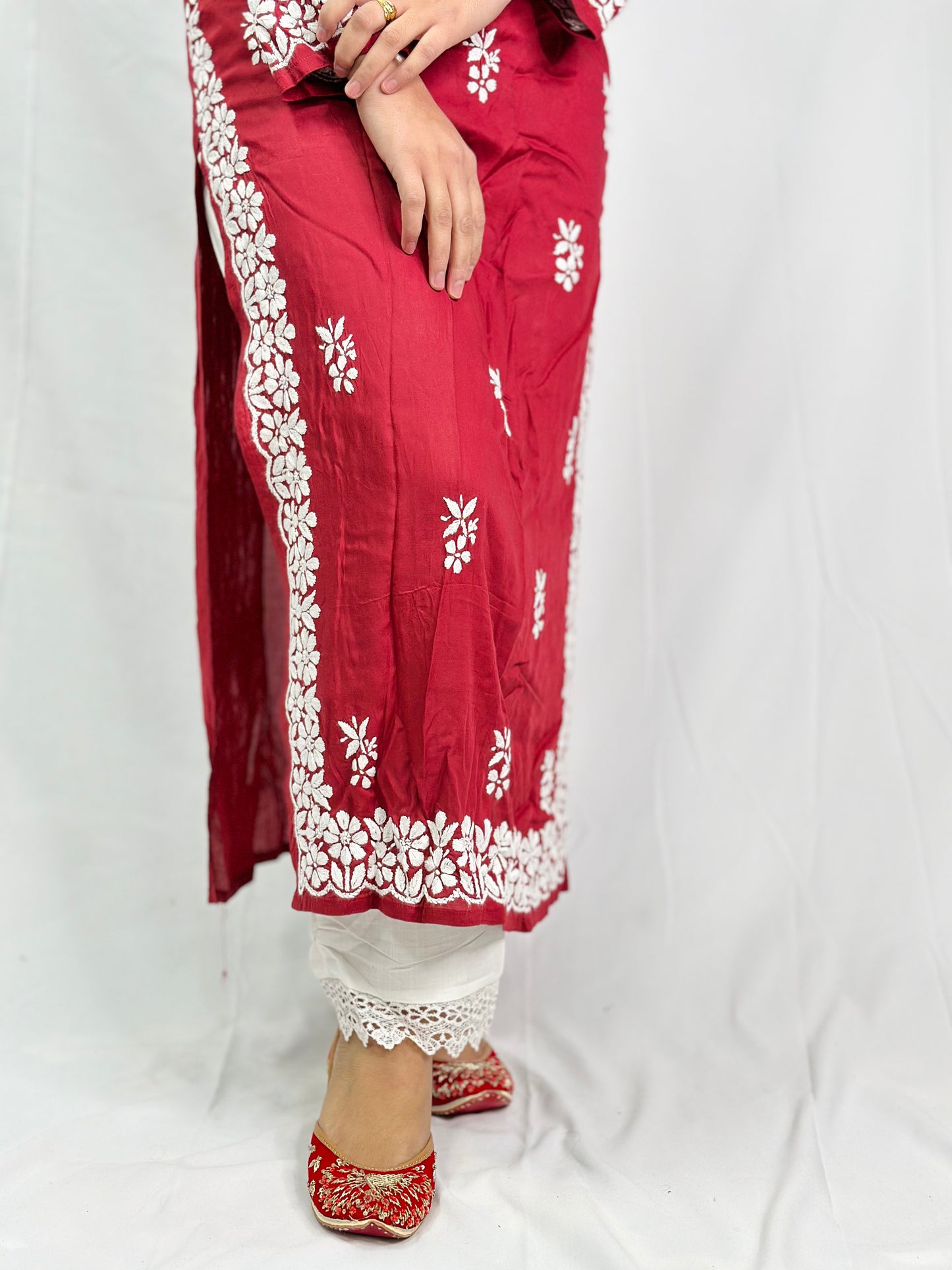 Pakistani Styled Suit With Pant Plazzo | Simzdesignzz |