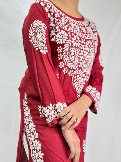 Pakistani Styled Suit With Pant Plazzo | Simzdesignzz |