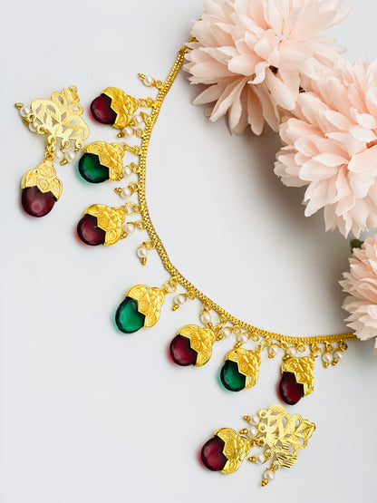 Gold-Plated Dakha Necklace | Simzdesignzz |