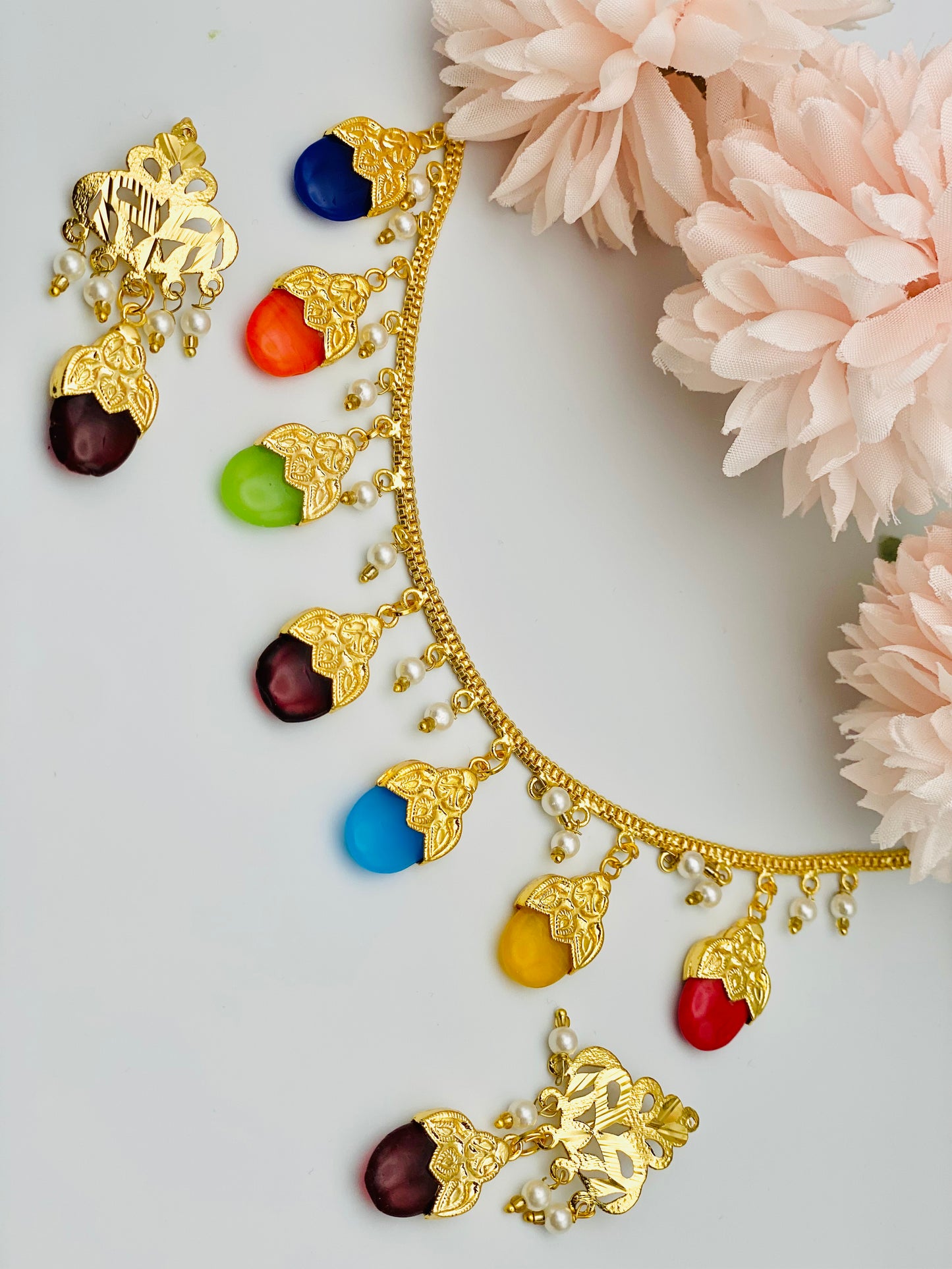 Gold-Plated Dakha Necklace | Simzdesignzz |