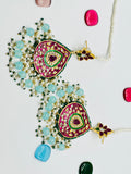 Zeenat Thappa Kundan Earrings | Simzdesignzz |