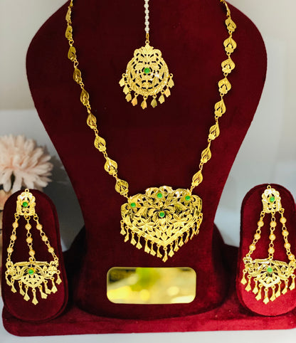 Heart-Shape Gold-Plated Rani Haar | 1GM |Simzdesignzz |