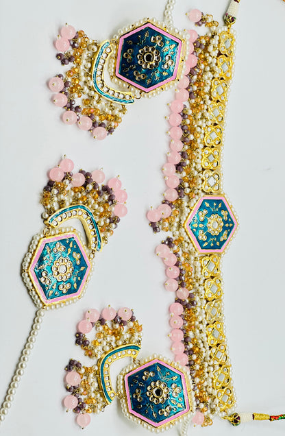 Stunning Thappa Kundan Necklace | Simzdesignzz |