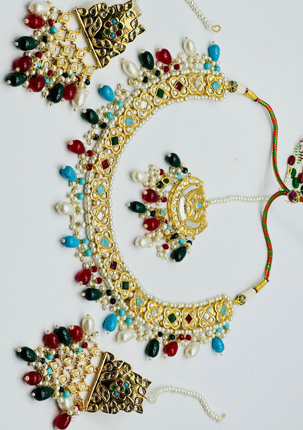Zabia Thappa Kundan Necklace Set | Simzdesignzz |