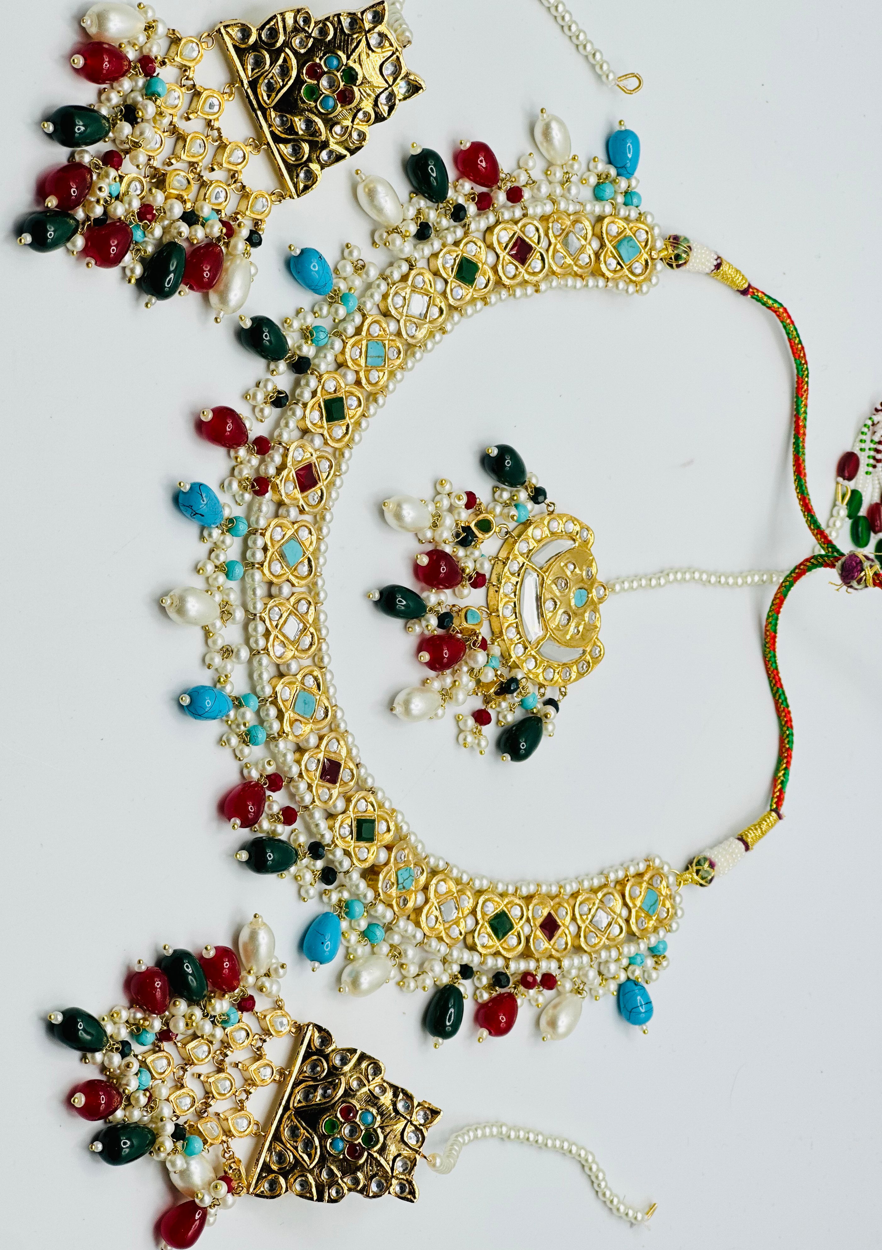 Zabia Thappa Kundan Necklace Set | Simzdesignzz |