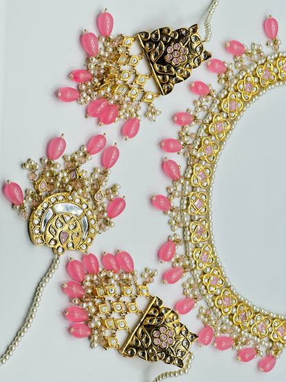 Zabia Thappa Kundan Necklace Set | Simzdesignzz |