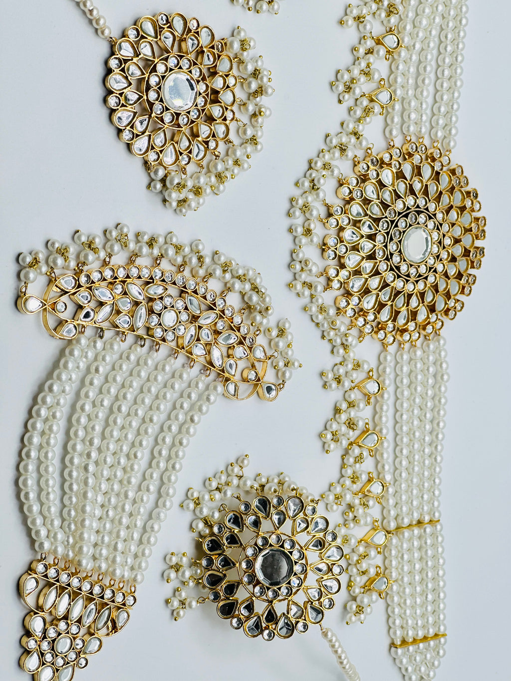 Hania Pakistani Necklace Set With Beautiful Passa | Simzdesignzz |