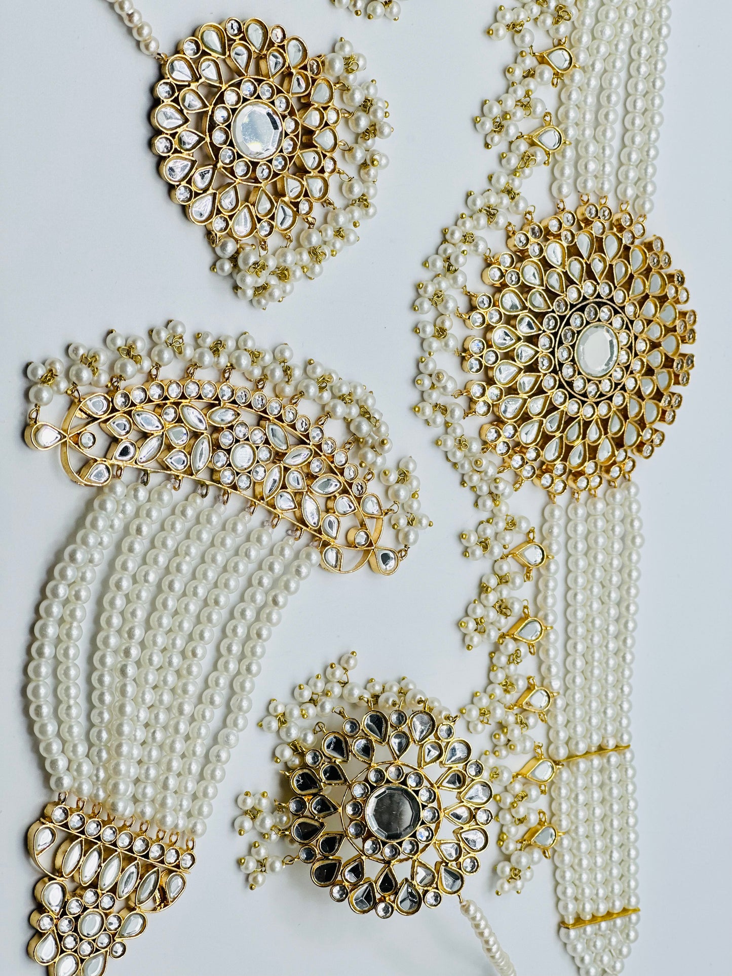 Hania Pakistani Necklace Set With Beautiful Passa | Simzdesignzz |