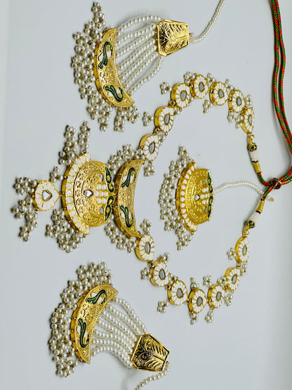 Morni Thappa Kundan Ranihaar | Simzdesignzz |