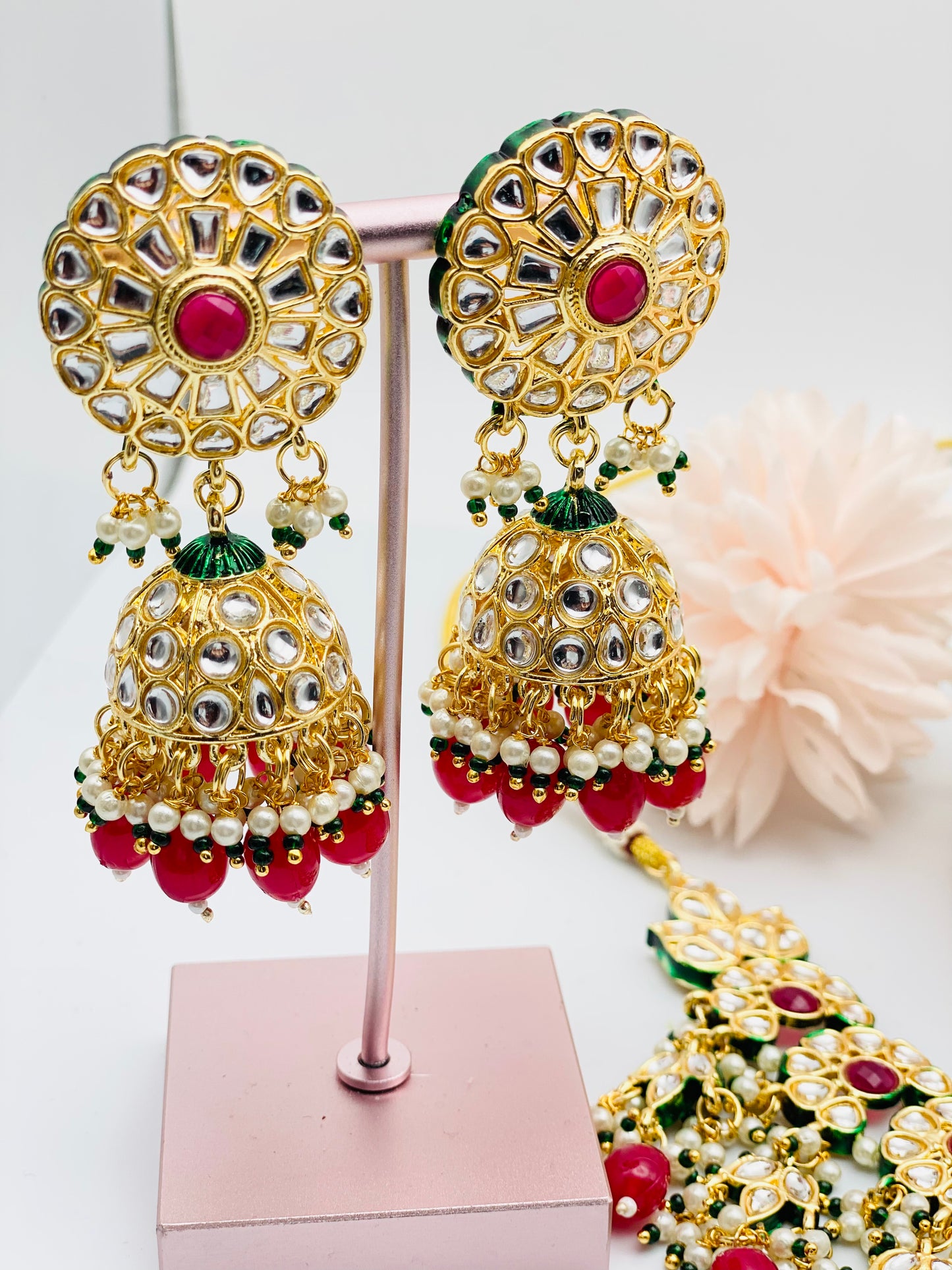 Elegant Kundan Necklace Set | Simzdesignz |