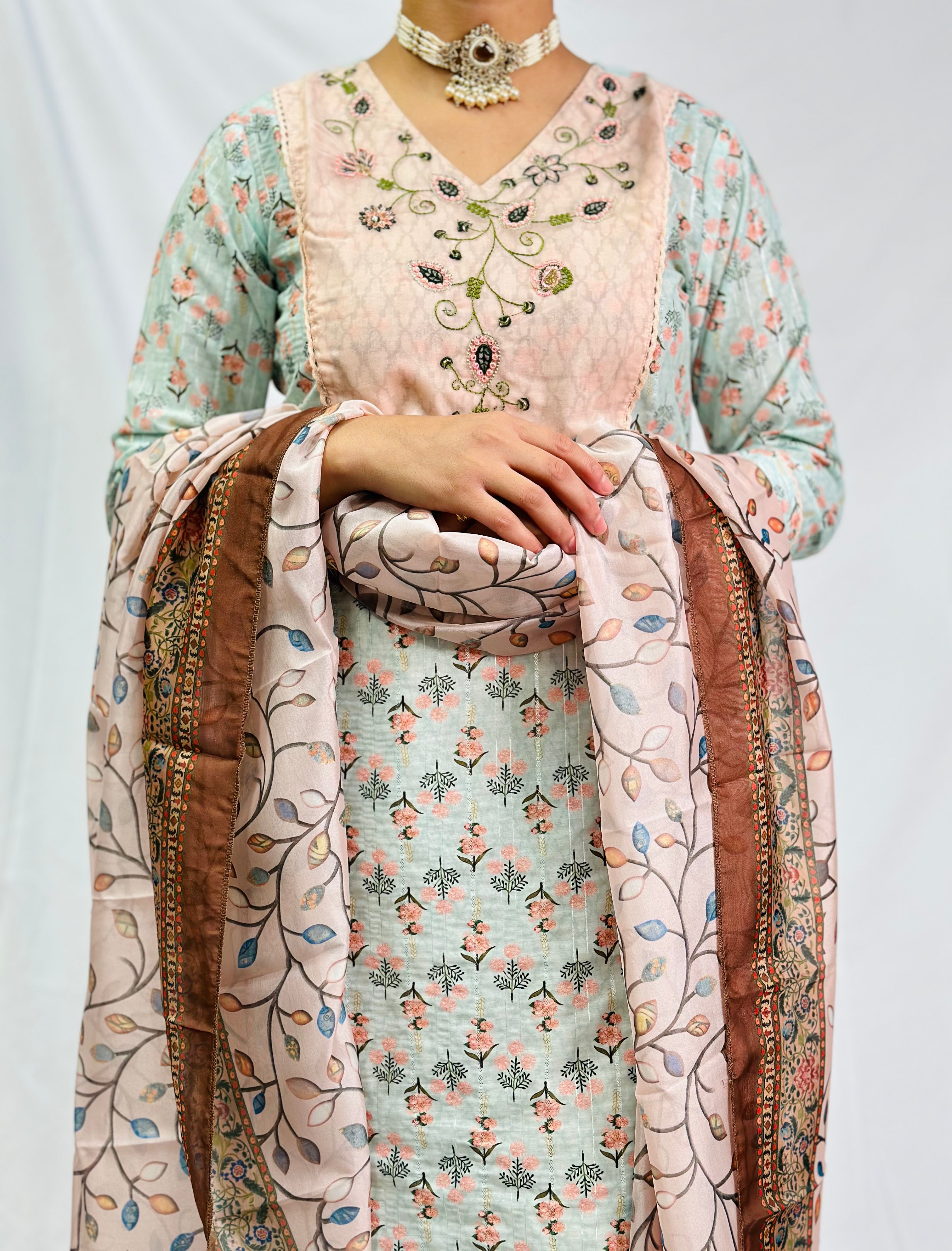 Zannat Three Piece Suit With Beautiful  Dupatta | Simzdesignzz |