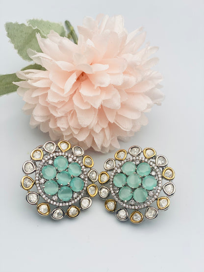 Elegant Tyani-Kundan Studs | Simzdesignzz |