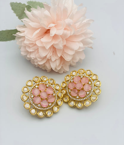 Elegant Tyani-Kundan Studs | Simzdesignzz |