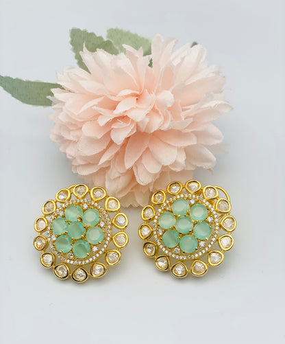 Elegant Tyani-Kundan Studs | Simzdesignzz |