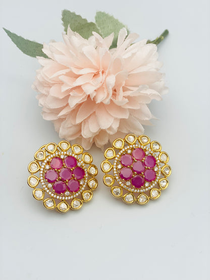 Elegant Tyani-Kundan Studs | Simzdesignzz |