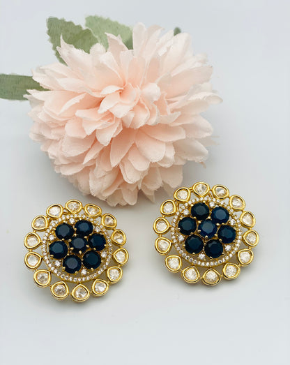 Elegant Tyani-Kundan Studs | Simzdesignzz |