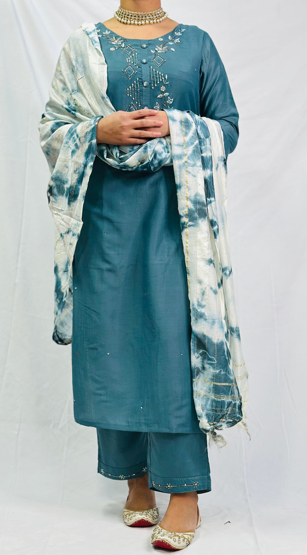 Anjali Three Piece Suit | Simzdesignzz |