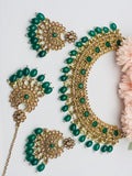 Antique Necklace In Polki | Simzdesignzz |