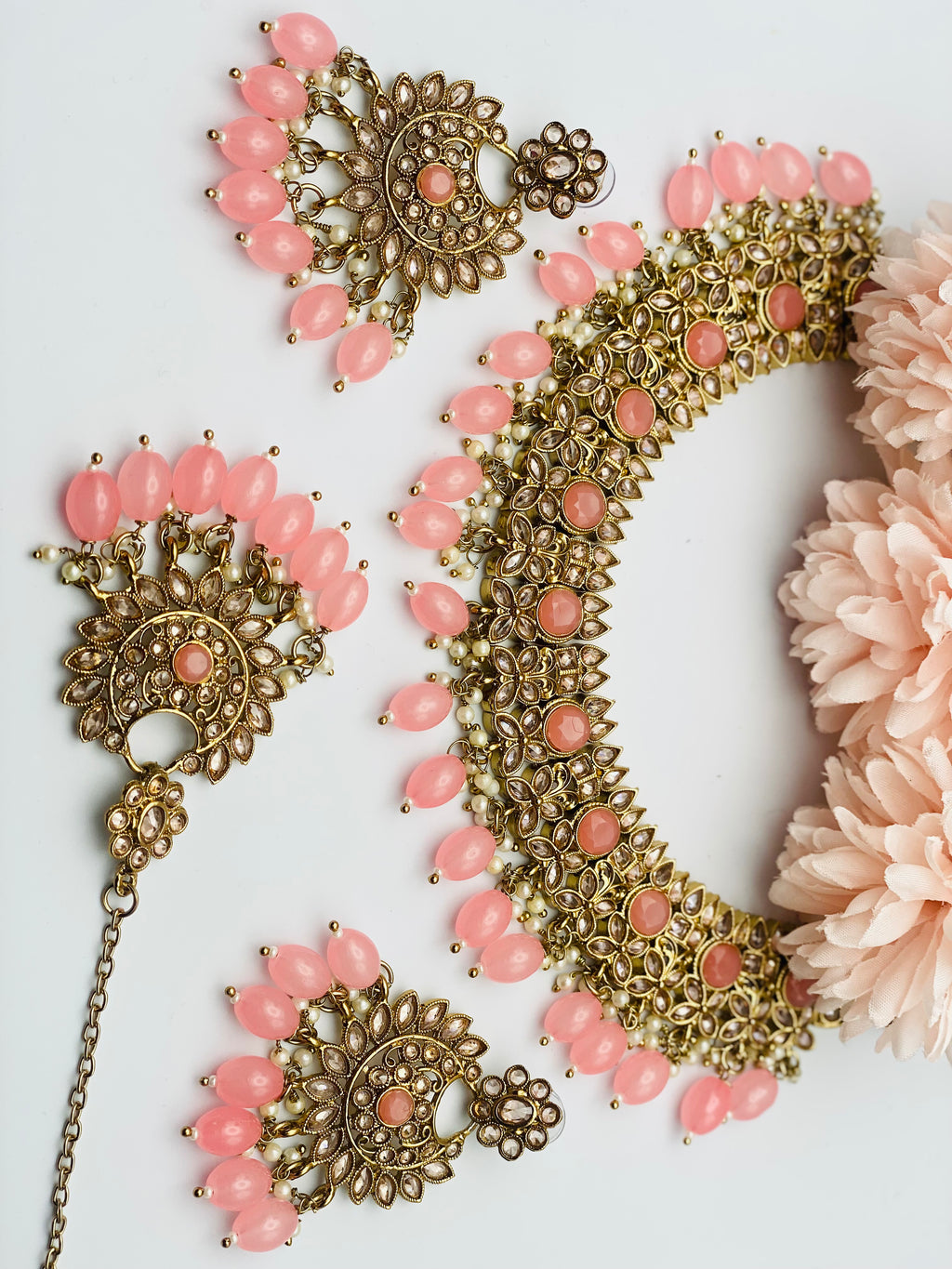 Antique Necklace In Polki | Simzdesignzz |
