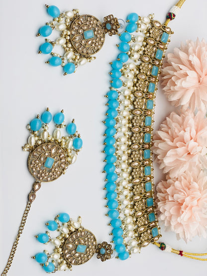 Stunning Polki Necklace With Beautiful Stones | Simzdesignzz |