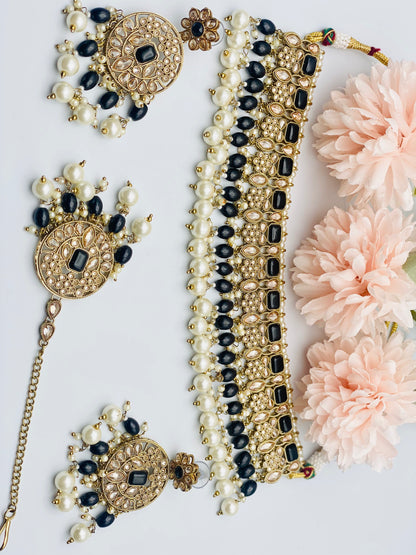 Stunning Polki Necklace With Beautiful Stones | Simzdesignzz |