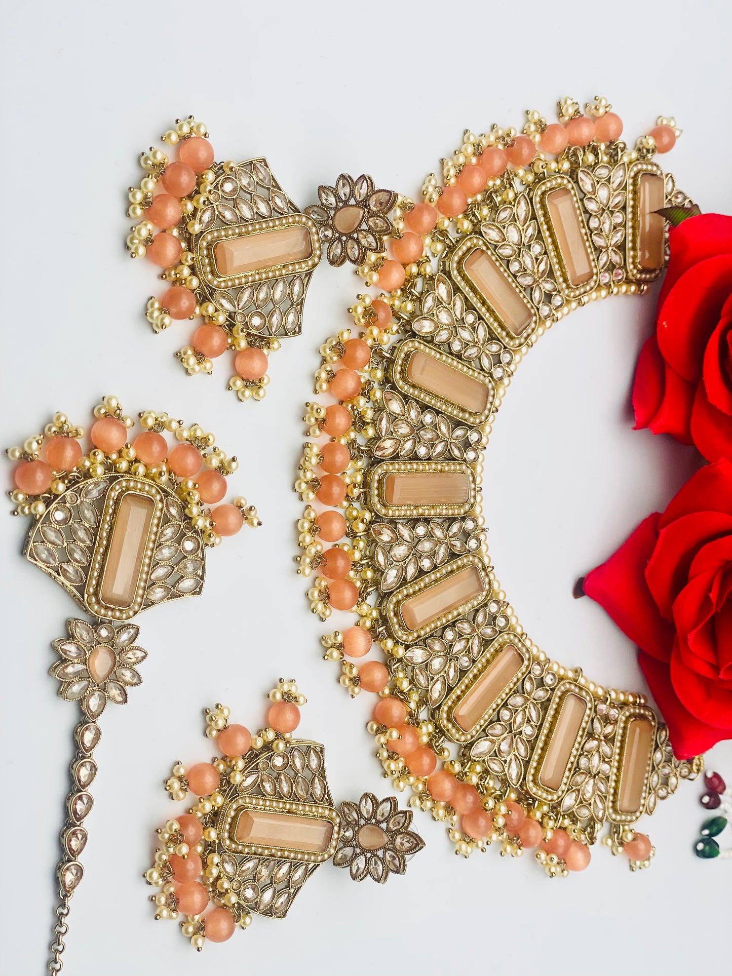 Stunning Necklace In Polki | Simzdesignzz |