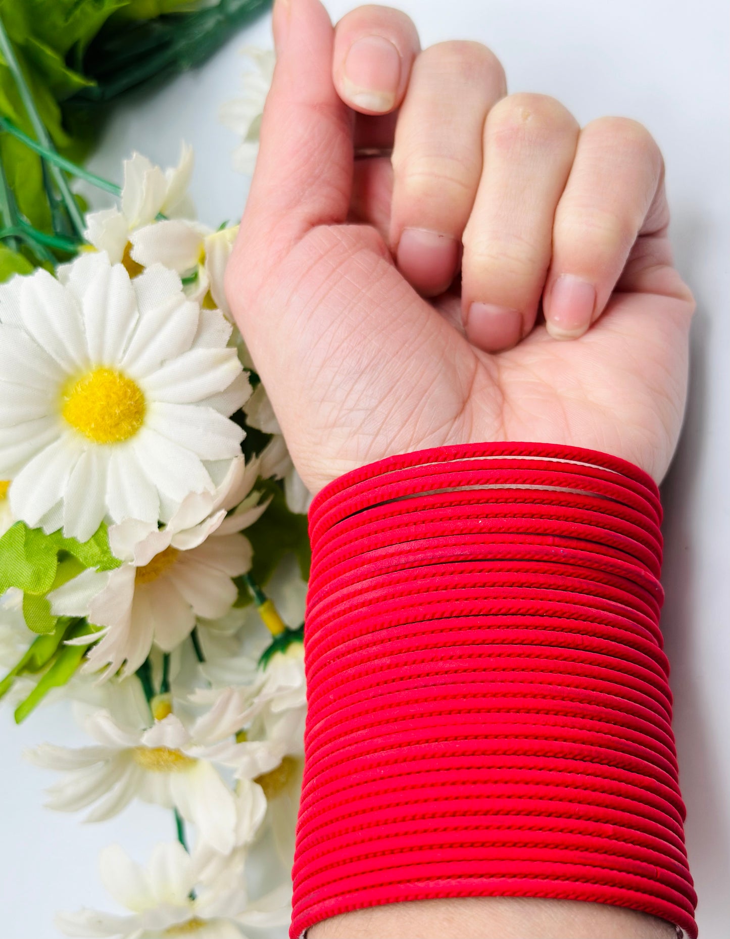 Red Matte Bangles | Simzdesigtnzz |