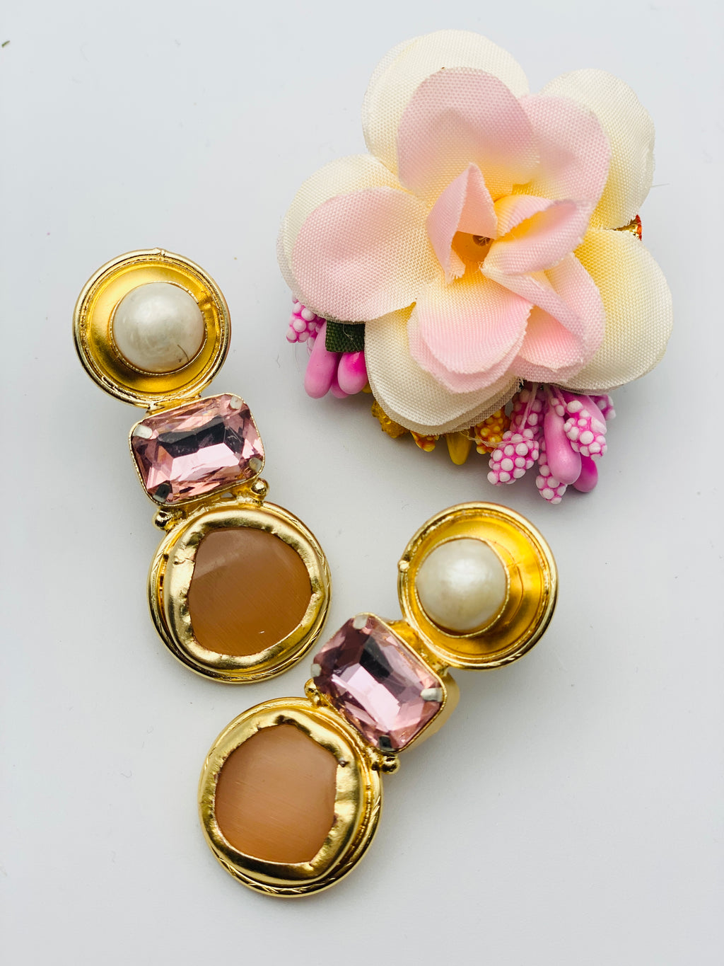 Western Pearl Earrings | Simzdesignzz |