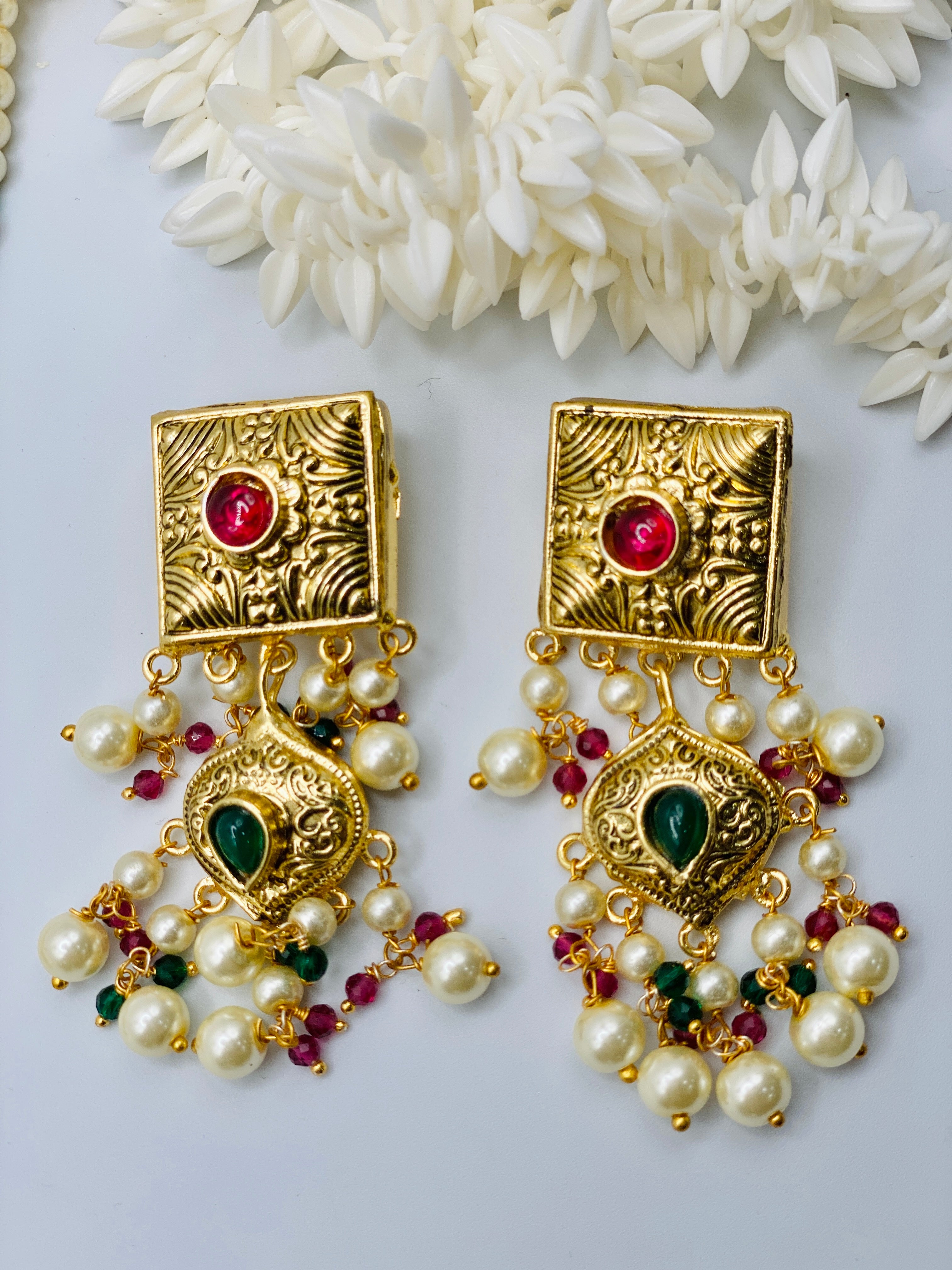 1GM Gold-Plated Choker Necklace Set | Simzdesignz |