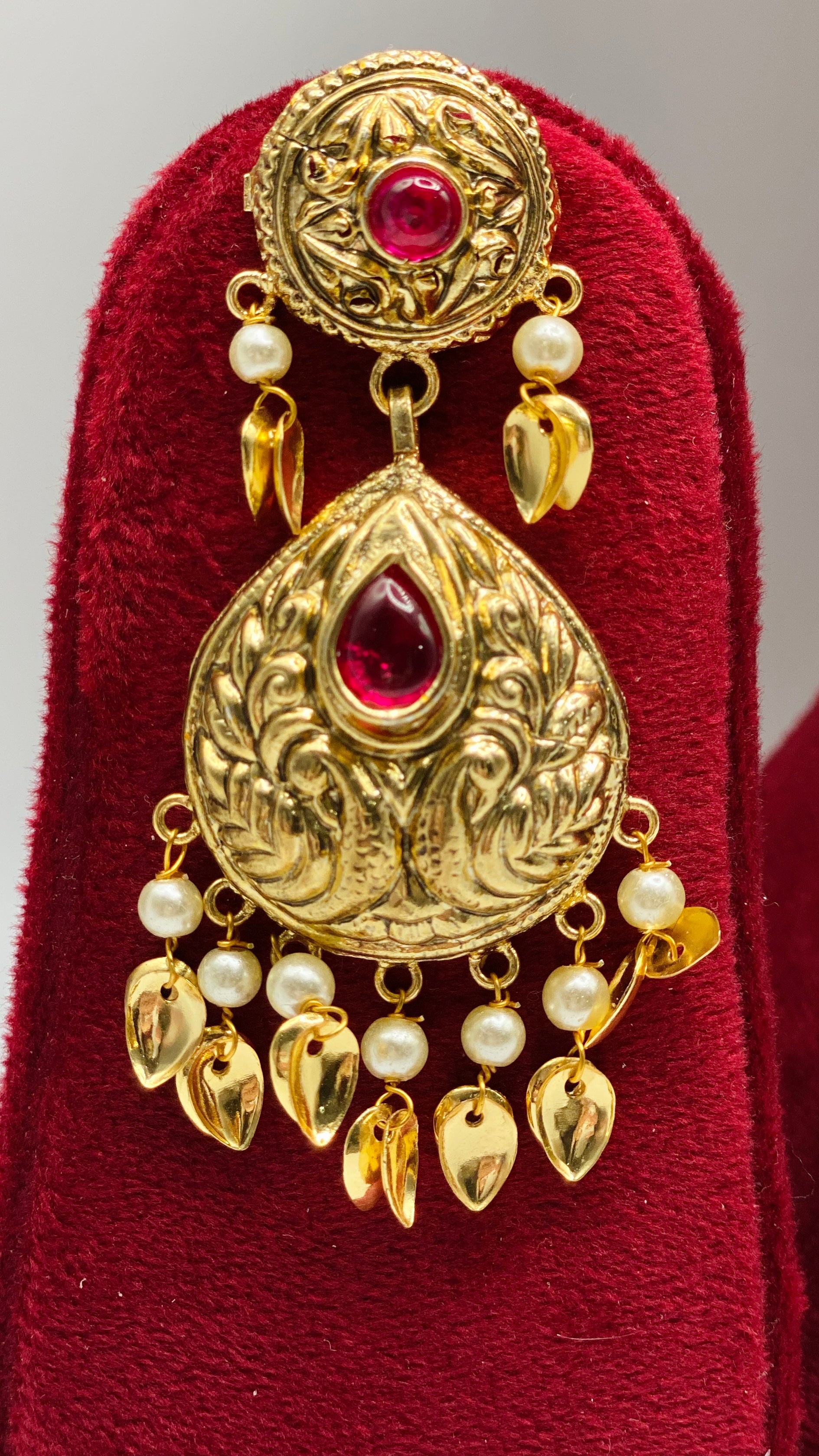 Zuhra 1 GM Gold-Plated Necklace | 1GM | Simzdesignzz |
