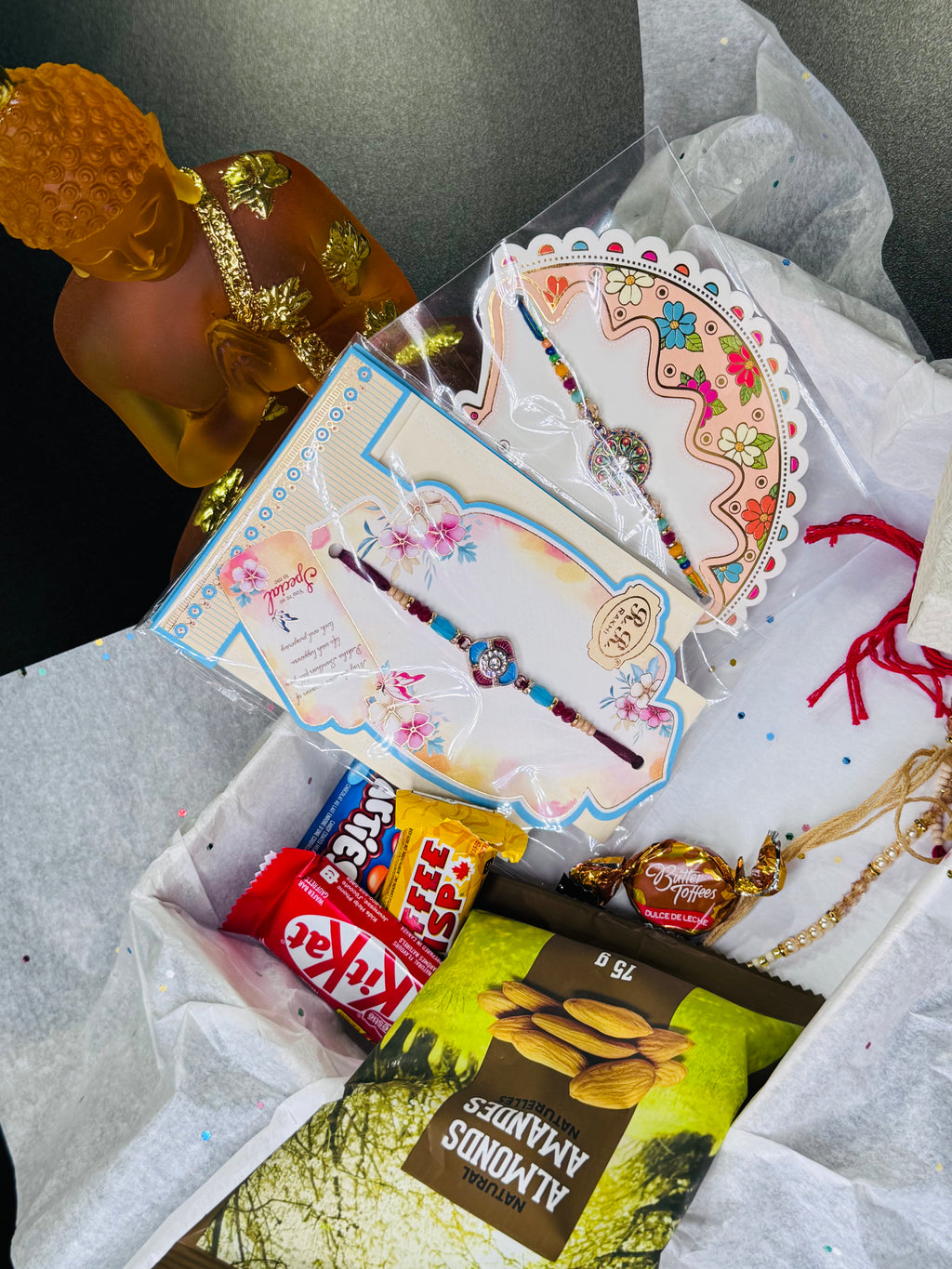 COMBO 7  2 RAKHI 2 THREAD