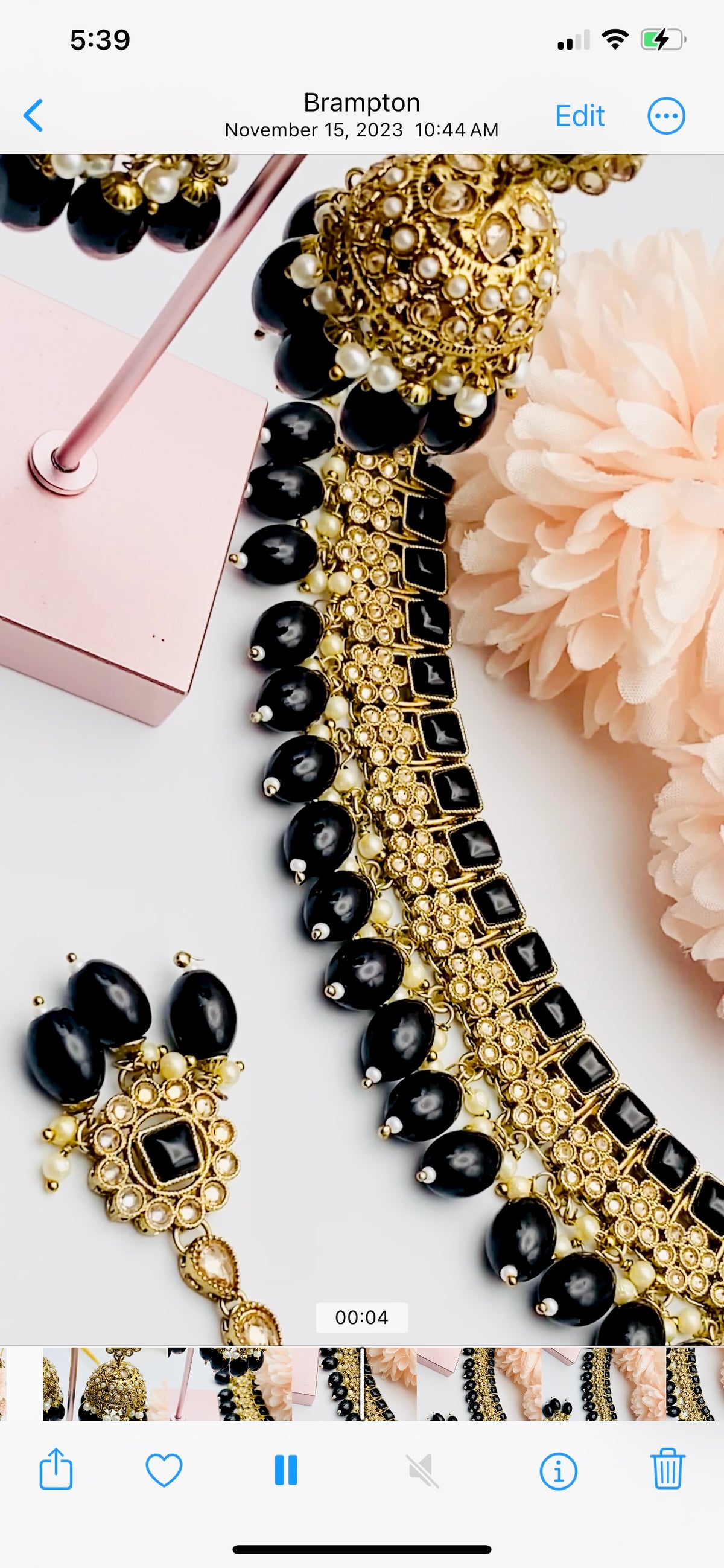 Raaz Design Raaz Black Polki Necklace | Simzdesignzz | – Simz Designz