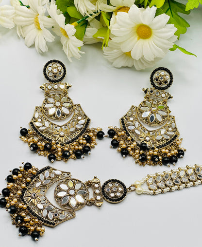 Trending Zira Mirror Work Earrings | Simzdesignz |