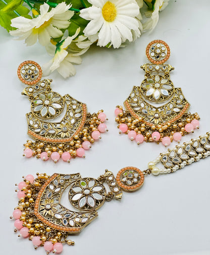 Trending Zira Mirror Work Earrings | Simzdesignz |