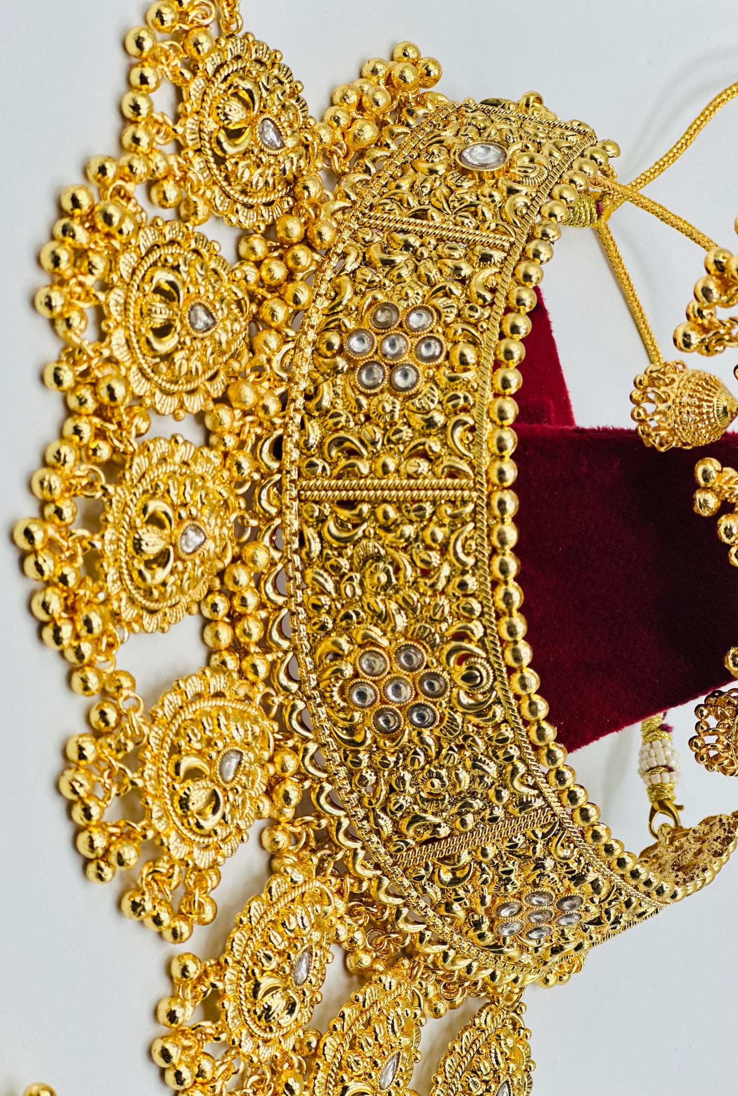 Shezaadi Bridal| Semi-Bridal Gold-Plated Necklace |1GM|  Simzdesignzz |