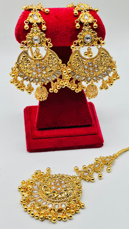 Shezaadi Bridal| Semi-Bridal Gold-Plated Necklace |1GM|  Simzdesignzz |