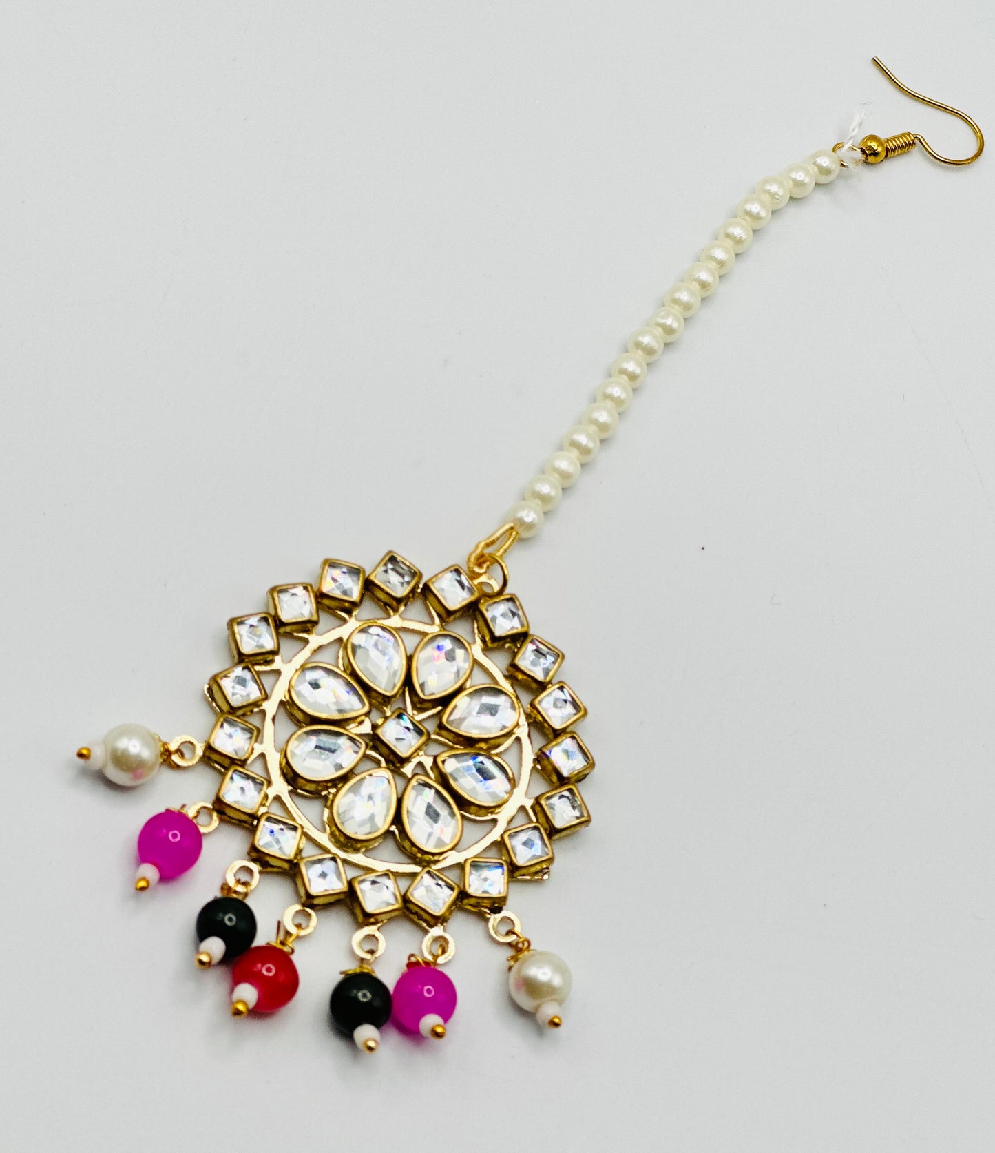 Punjabi Kundan Neckline Necklace | Simzdesignzz |