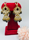 Sana  Kundan Jhumki Earrings | Simzdesignzz |