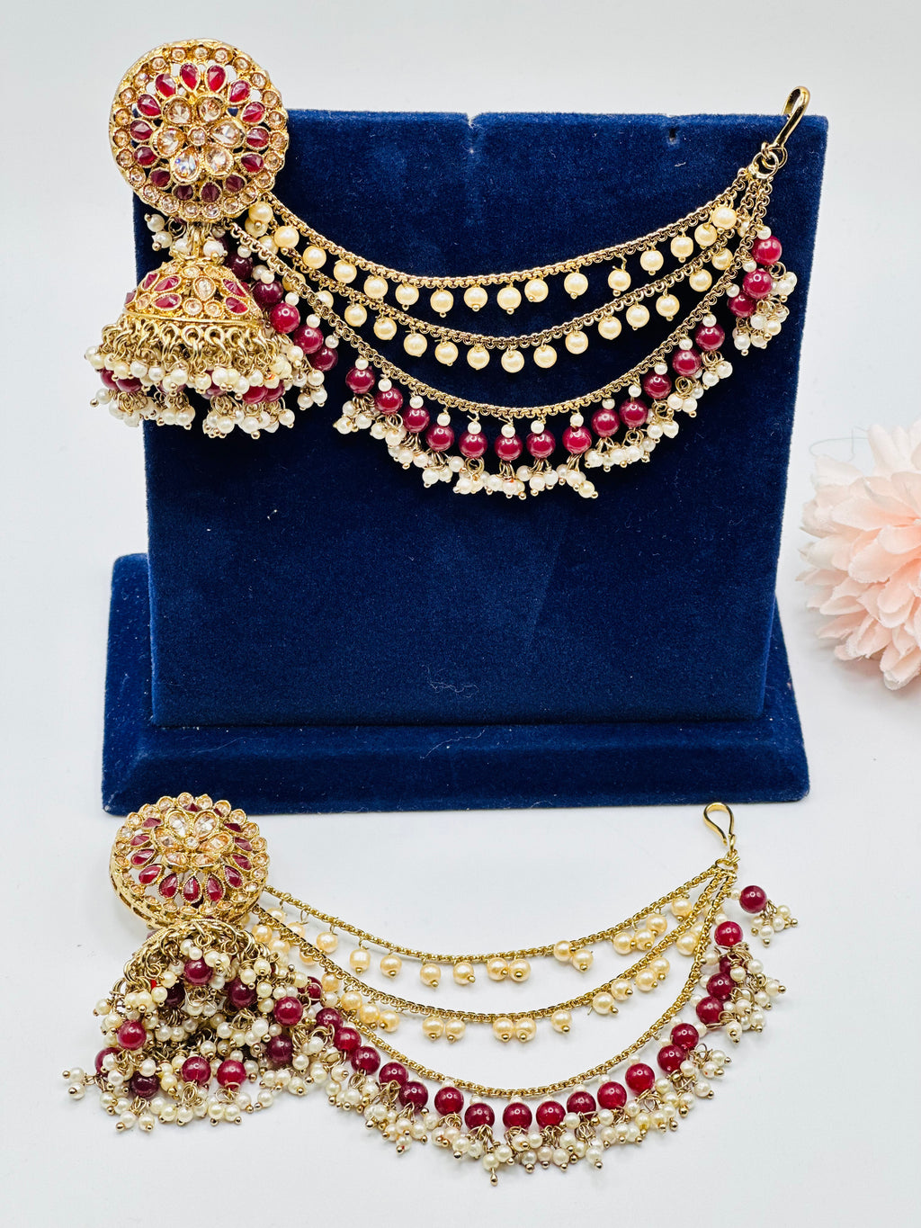 Removable Sahare Jhumki Earrings | Simzdesignzz |