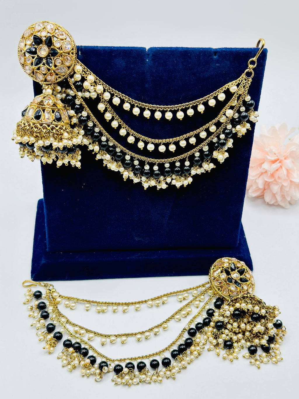 Removable Sahare Jhumki Earrings | Simzdesignzz |