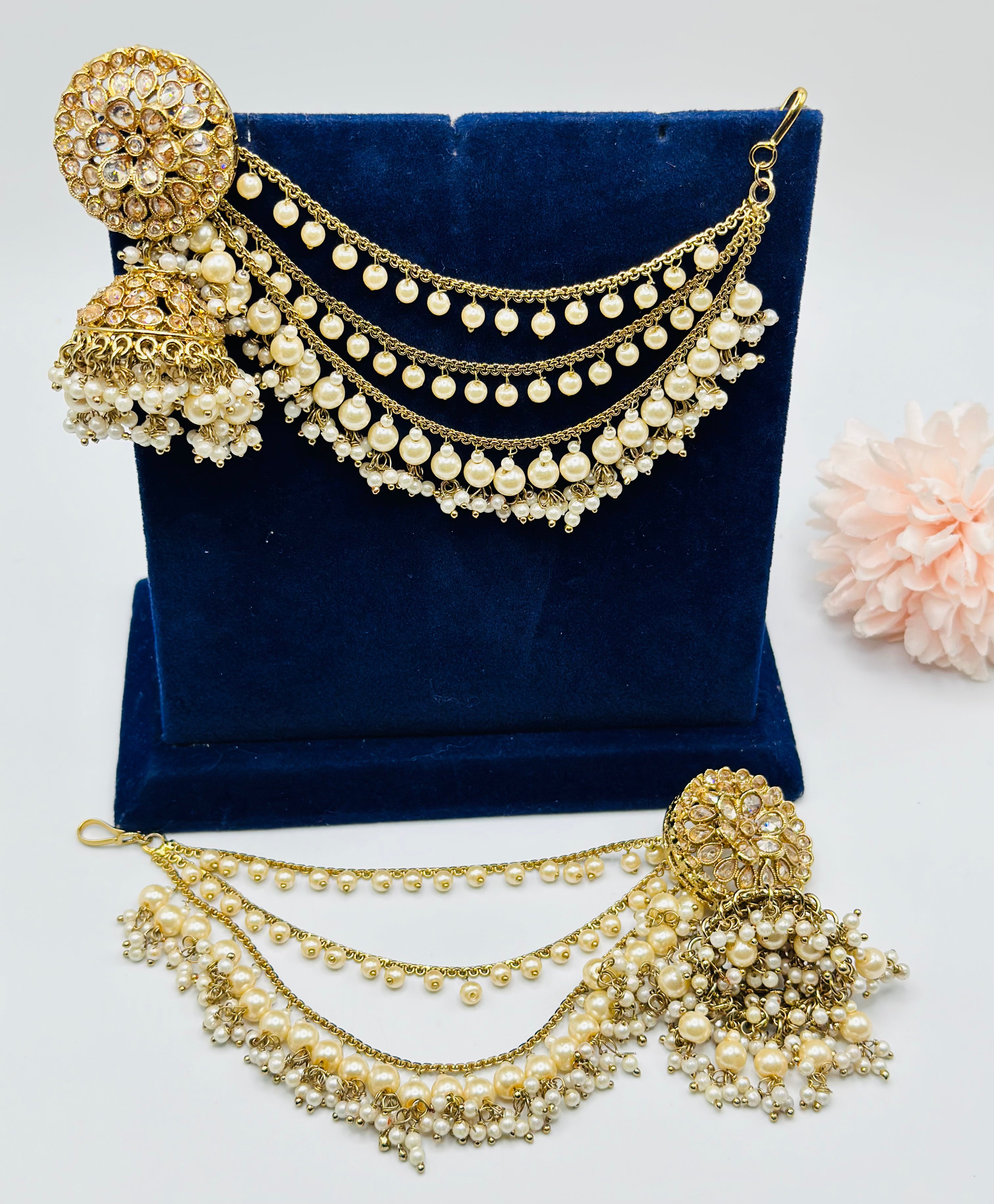 Removable Sahare Jhumki Earrings | Simzdesignzz |