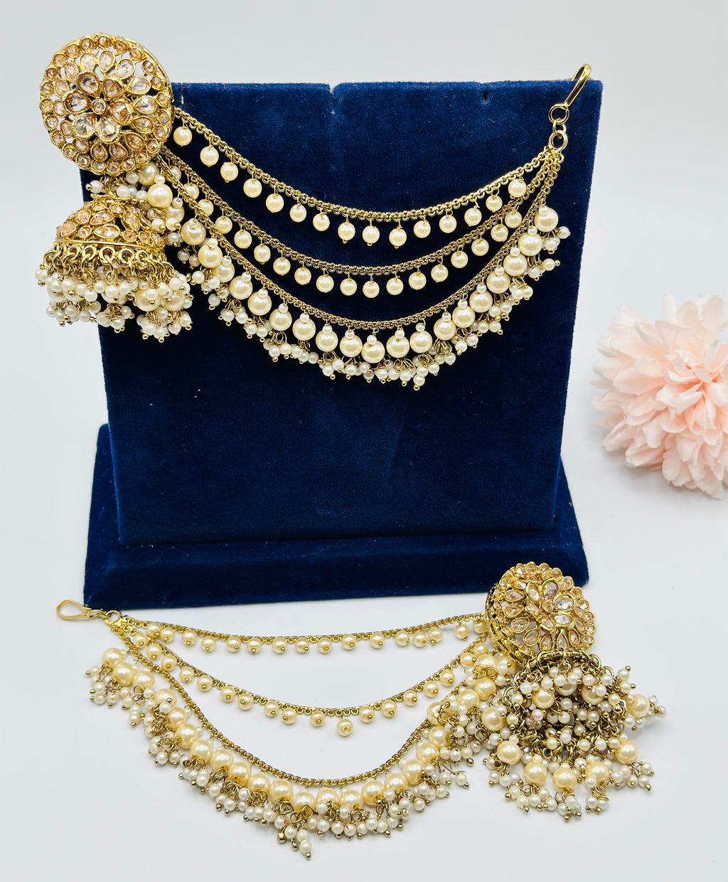 Removable Sahare Jhumki Earrings | Simzdesignzz |